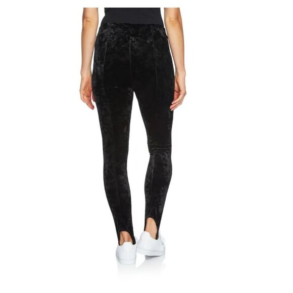 1.state Crushed Velvet Stirrup Leggings - Picture 2 of 8